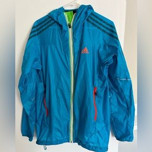 Adidas Outdoor hooded windbreaker jacket